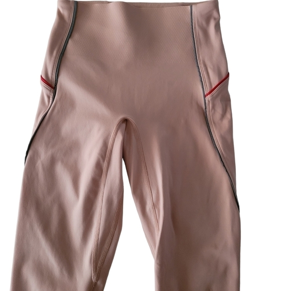 Fabletics High Rise Motion365 Reflective 7/8 Stretch Pink Rose Leggings XXS - Picture 3 of 8